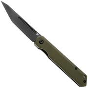 Image pour Kansept Prickle T1012T2 Black TiCN-Coated 154CM Tanto, Green G10, couteau de poche, Max Tkachuk design