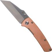 Kansept Main Street T1015B5 Copper pocket knife, Dirk Pinkerton design