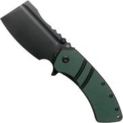 Kansept XL Korvid T1030A1 Black, OD Green Black G10 pocket knife, Justin Koch design