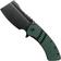 Image for Kansept XL Korvid T1030A1 Black, OD Green Black G10 pocket knife, Justin Koch design