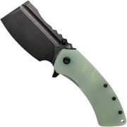 Kansept XL Korvid T1030A3 Blackwashed, Natural G10 pocket knife, Justin Koch design