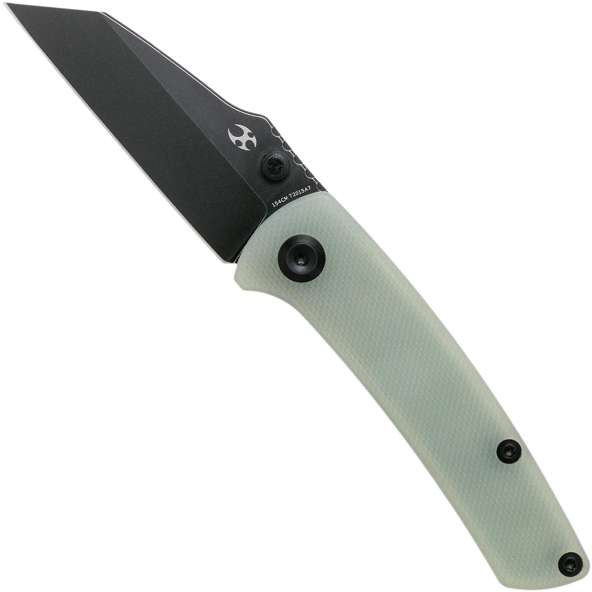 Kansept Little Main Street T2015A7 Black, Natural G10 zakmes, Dirk Pinkerton design