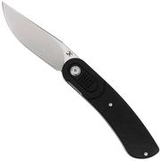 Kansept Reverie T2025A1 Stonewashed, Black G10 pocket knife, Justin Lundquist design