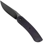 Kansept Reverie T2025A5 Black, Green G10 pocket knife, Justin Lundquist design