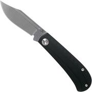 Kansept Bevy T2026S1 Black G10 pocket knife, Nick Swan design