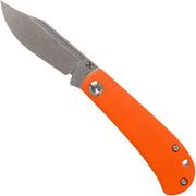 Kansept Bevy T2026S8 Orange G10 pocket knife, Nick Swan design
