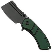 Kansept Korvid M T2030A1 Black, Green & Black G10 pocket knife, Justin Koch design