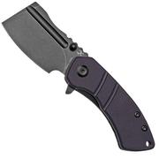 Kansept Korvid M T2030A3 Black, Purple G10 pocket knife, Justin Koch design