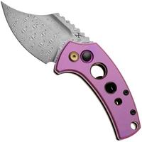 Bild für Kansept Wasp T2144F6 Stonewashed 154CM, Purple Anodized Titanium, Taschenmesser, Koch Tools Design