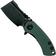 Image pour Kansept Mini Korvid T3030A1 Blackwashed, Green G10 couteau de poche, Justin Koch design