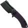 Image pour Kansept Mini Korvid T3030A3 Blackwashed, Purple G10 couteau de poche, Justin Koch design
