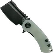 Kansept Mini Korvid T3030A4 Blackwashed, Natural G10 pocket knife, Justin Koch design