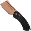 Image for Kansept Korvid V TE2030V1, Rose Gold D2, Diamond Pattern Black G10 pocket knife, Justin Koch design