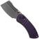 Afbeelding voor Kansept Korvid V TE2030V3, Blackwashed D2, Diamond Pattern Purple G10 zakmes, Justin Koch design