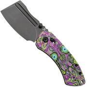 Afbeelding voor Kansept Korvid V TE2030V5, Blackwashed D2, Purple Undead Jade G10 zakmes, Justin Koch design