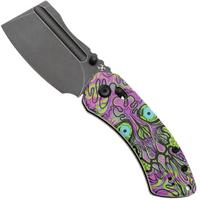 Afbeelding voor Kansept Korvid V TE2030V5, Blackwashed D2, Purple Undead Jade G10 zakmes, Justin Koch design