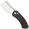 Image for Kansept Korvid V TE2030V6, Stonewashed D2, Red/Black G-mascus pocket knife, Justin Koch design
