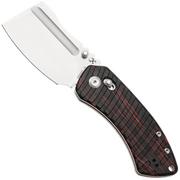 Afbeelding voor Kansept Korvid V TE2030V6, Stonewashed D2, Red/Black G-mascus zakmes, Justin Koch design