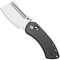 Afbeelding voor Kansept Korvid V TE2030V7, Stonewashed D2, Twill Carbon Fiber / G10 zakmes, Justin Koch design