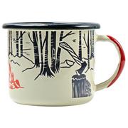 Knivesandtools Enamel Mug E-MG-S-01, Small 8 cm, Emaille-Tasse