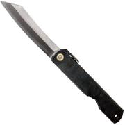 Higonokami zakmes 7,4 cm KT-HIGO07BL, SK-koolstofstaal, zwart