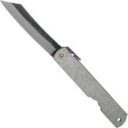 Higonokami pocket knife 7.3 cm HIGOC9B, Blue paper steel, Grey Steel