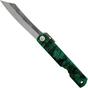 Obraz dla Nóż składany Higonokami 7.3 cm HIGOCJB, niebieska stal papierowa, Jade Black Green Glitter Enamel