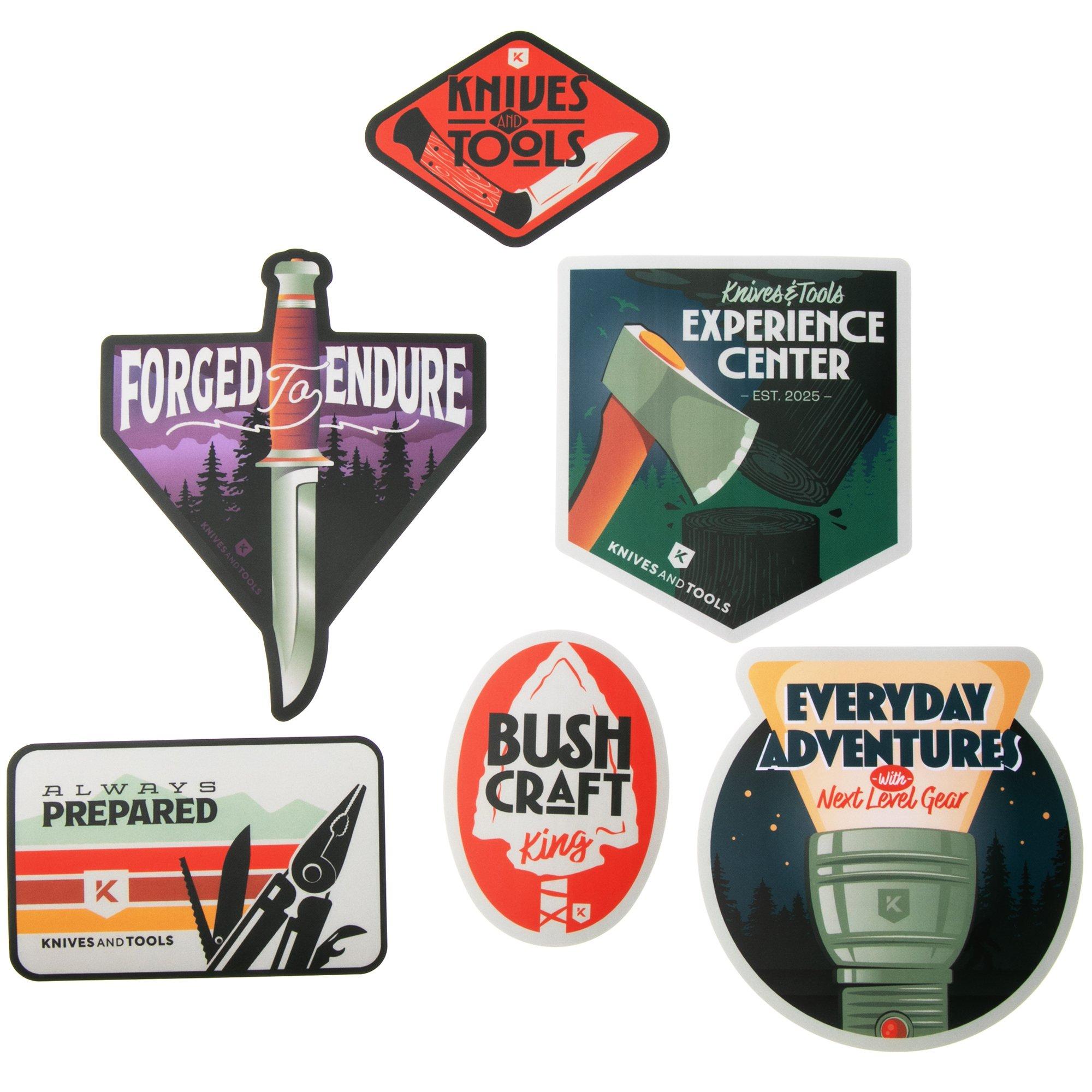Knivesandtools Sticker Set #03 Everyday Adventures Edition