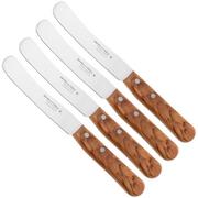 Afbeelding voor Knivesandtools Traditional Buckels, roestvast staal, olijfhout, 4-delige Buckels ontbijtmessenset