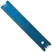 KNAFS Ruler with Knife Angle Finder, blue