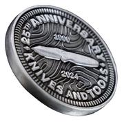 Knivesandtools 25th Anniversary Challenge Coin 2024