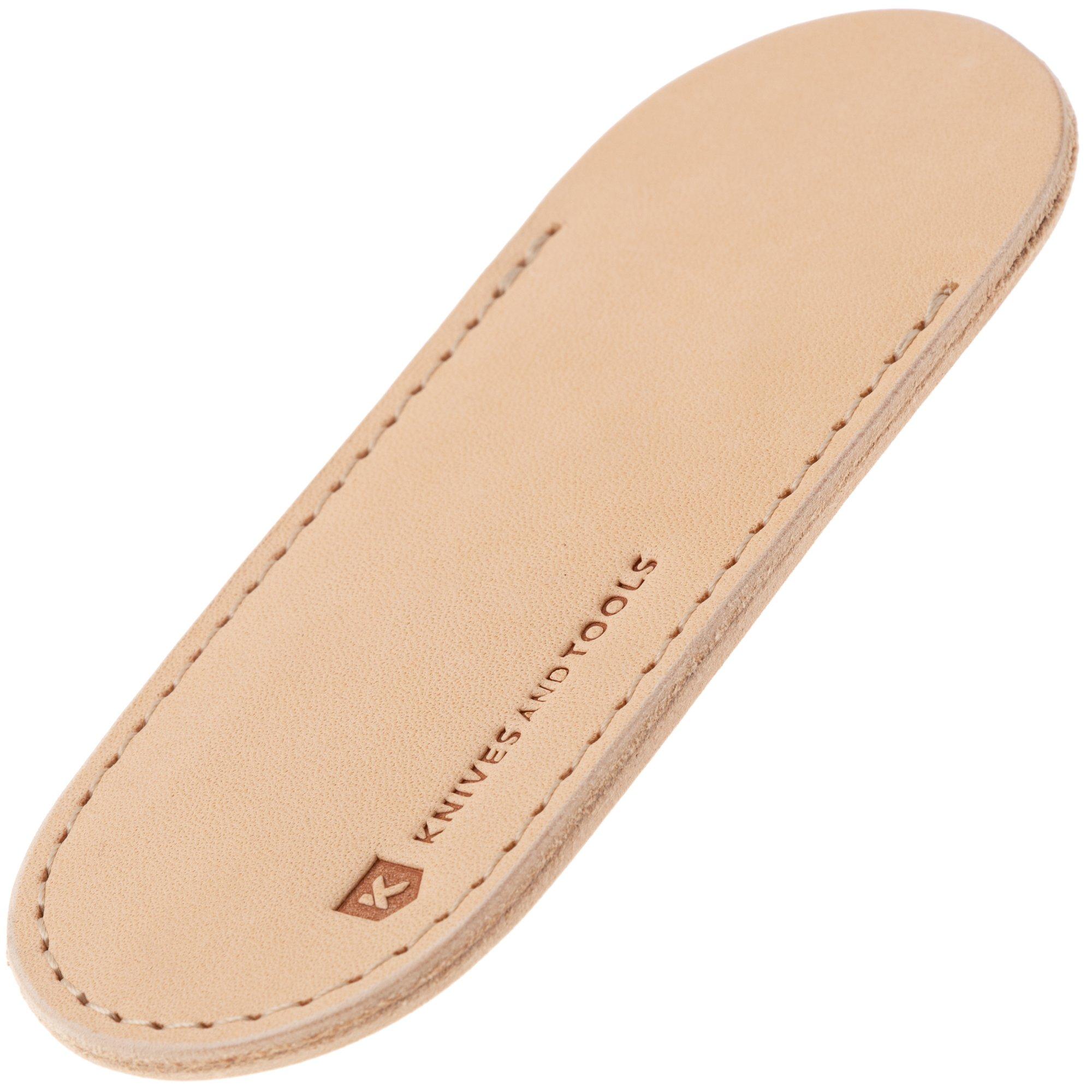 Knivesandtools Leather Sheath, Natural, Small, Leder-Messerscheide