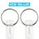 Afbeelding voor Knivesandtools Tritium Bivvy Zip Marker, Ice Blue, tweedelig, lichtgevende sleutelhanger