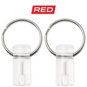 Afbeelding voor Knivesandtools Tritium Bivvy Zip Marker, Red, tweedelig, lichtgevende sleutelhanger