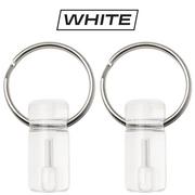 Afbeelding voor Knivesandtools Tritium Bivvy Zip Marker, White, tweedelig, lichtgevende sleutelhanger