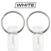 Afbeelding voor Knivesandtools Tritium Bivvy Zip Marker, White, tweedelig, lichtgevende sleutelhanger