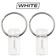 Afbeelding voor Knivesandtools Tritium Bivvy Zip Marker, White, tweedelig, lichtgevende sleutelhanger