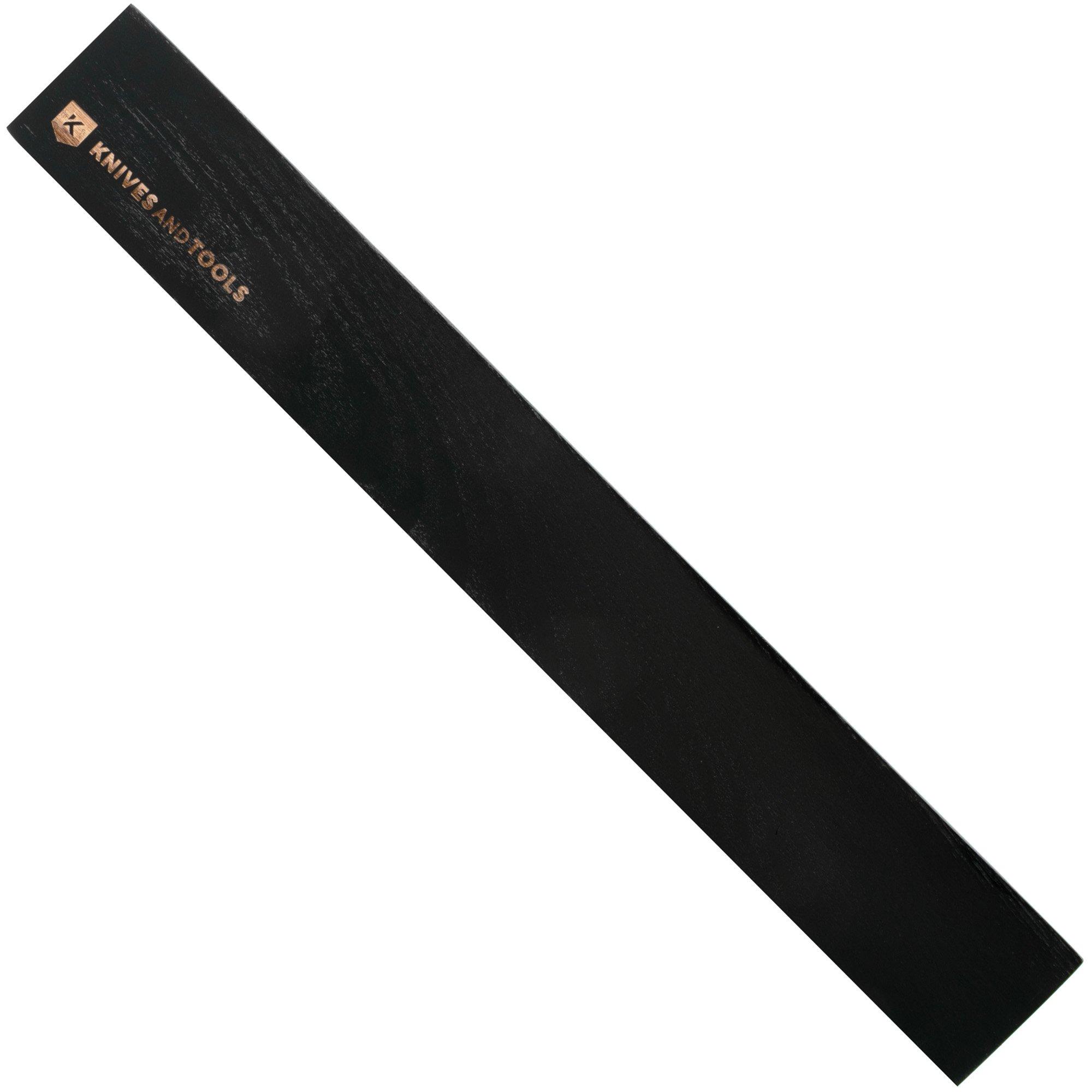 Knivesandtools Magnetic Knife Strip MKH104-40 Ash Black, magnetic knife strip, 40 cm