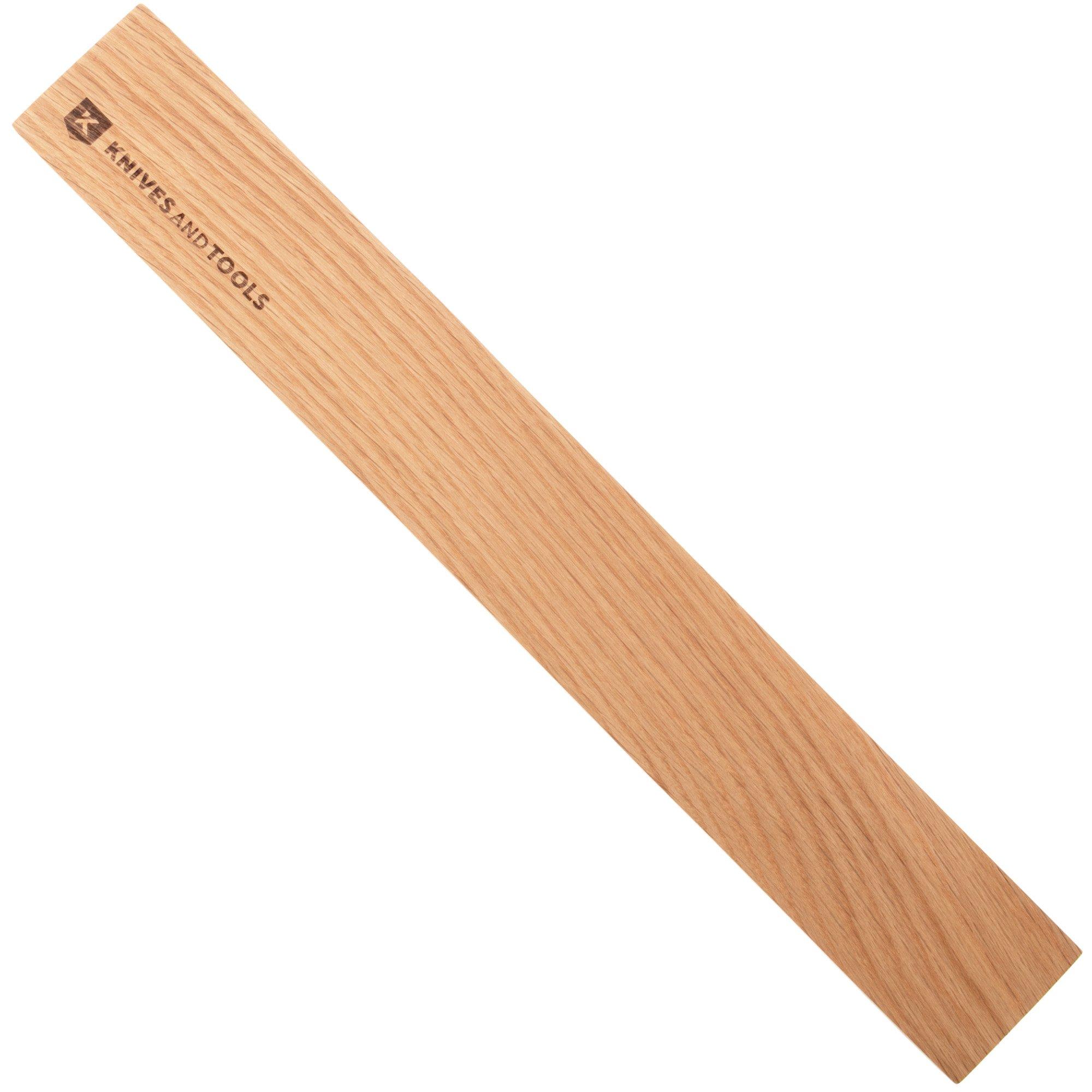 Knivesandtools Magnetic Knife Strip MKH105-40 Oak, Messer Magnetleiste, 40 cm