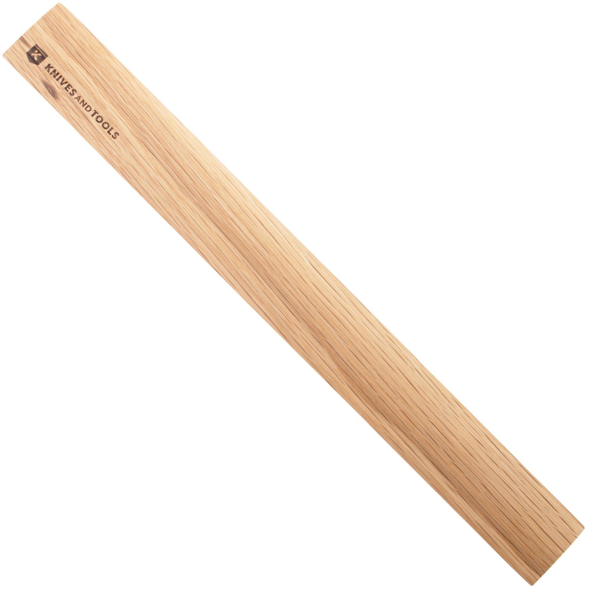 Knivesandtools Magnetic Knife Strip MKH105-50 Oak, magnetic knife strip, 50 cm