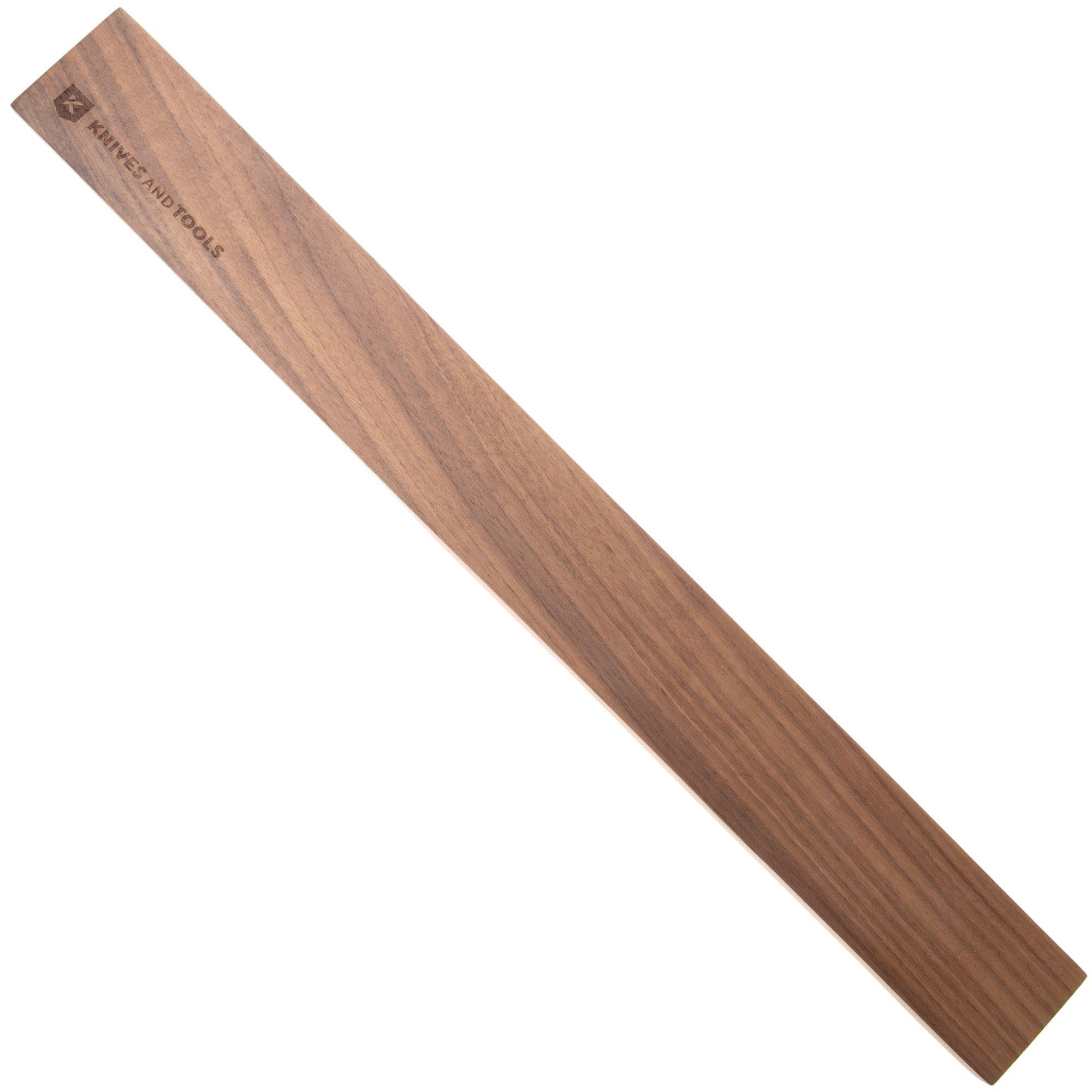Knivesandtools Magnetic Knife Strip MKH106-50 Walnut, magnetic knife strip, 50 cm