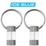 Afbeelding voor Knivesandtools Tritium MiniGlow Marker, Ice Blue, tweedelig, lichtgevende sleutelhanger