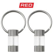 Afbeelding voor Knivesandtools Tritium MiniGlow Marker, Red, tweedelig, lichtgevende sleutelhanger