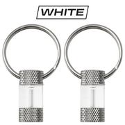Afbeelding voor Knivesandtools Tritium MiniGlow Marker, White, tweedelig, lichtgevende sleutelhanger