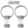 Afbeelding voor Knivesandtools Tritium MiniGlow Marker, White, tweedelig, lichtgevende sleutelhanger