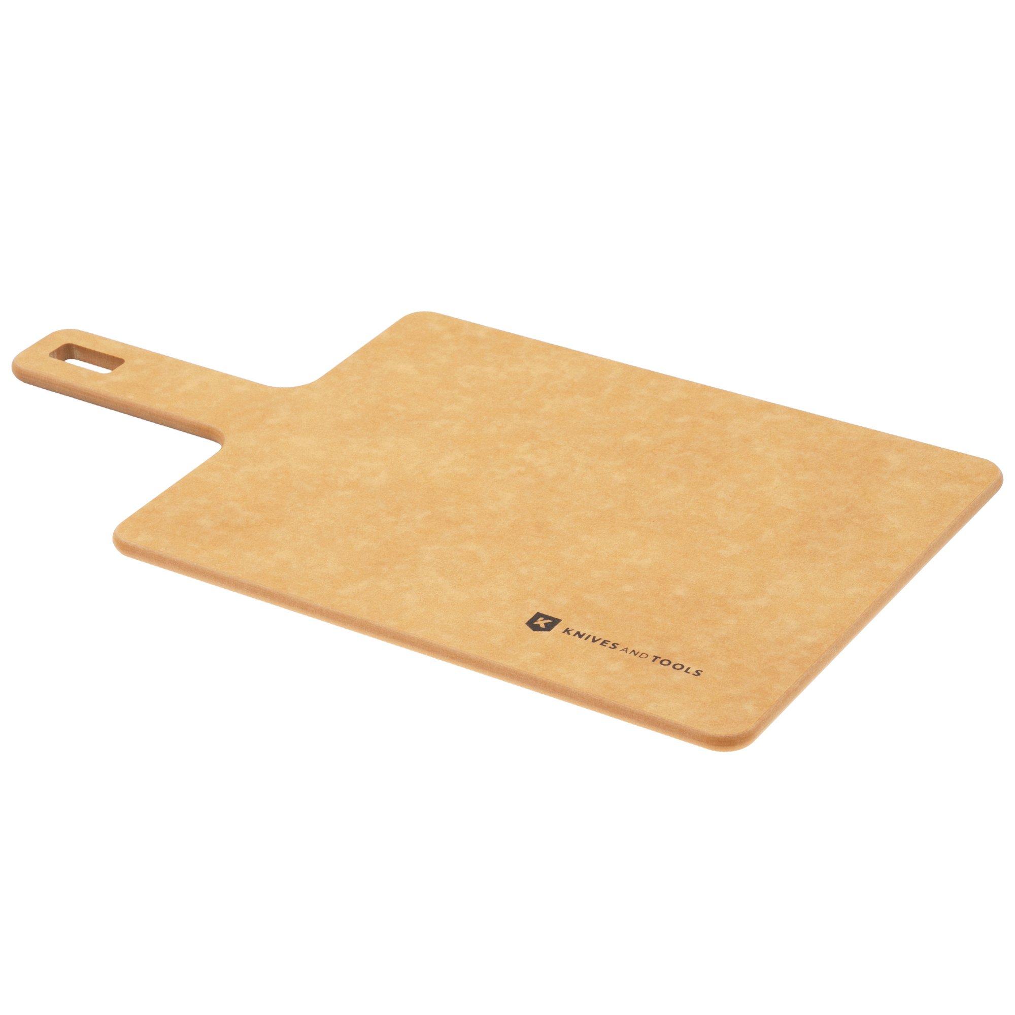 Knivesandtools Wood Fiber, Natural, Sevierbrett, 33 x 17,8 cm