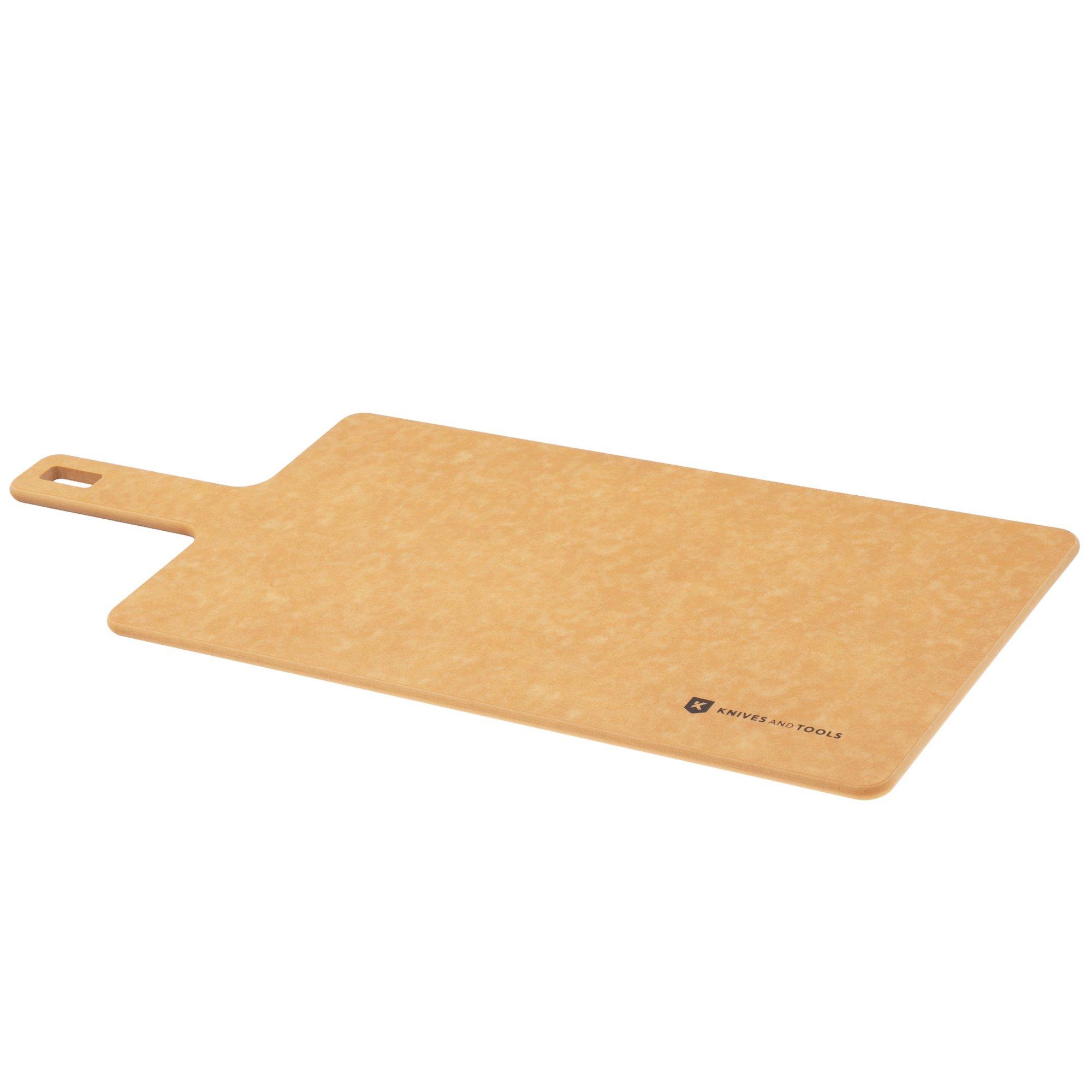 Knivesandtools Wood Fiber, Natural, serving board, 43.2 x 17.8 cm