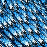 Knivesandtools 550 paracord type III, cor: blue snake, 100 ft (30.48 m)