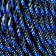 Knivesandtools 550 paracord type III, cor: navy camo, 100 ft (30.48 m)