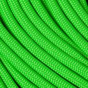 Knivesandtools 550 paracord type III, cor: neon green, 100 ft (30.48 m)